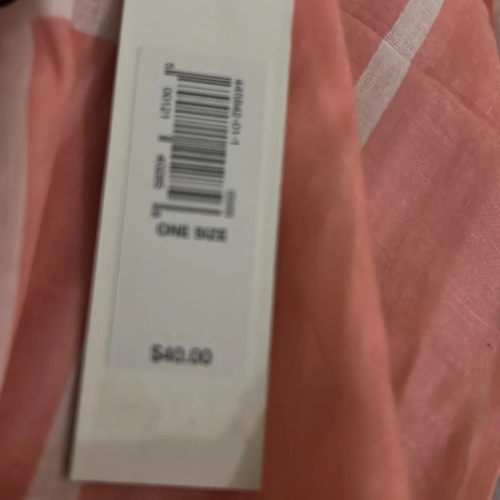 Banana Republic summer stripe cotton bandana  size 25” square NWT
